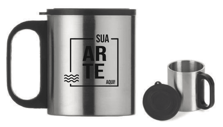 Caneca de Inox 180ml
