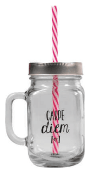 Caneca Jarra de Vidro 325ml
