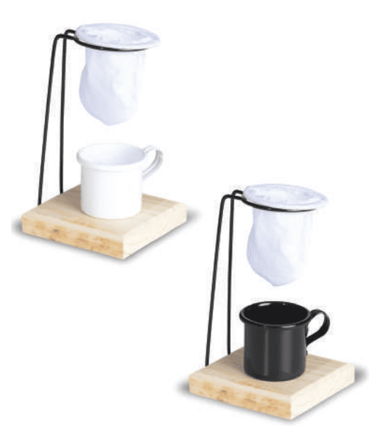 Kit Café Alumínio 3 Peças