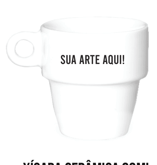 Xícara Cerâmica 90ml