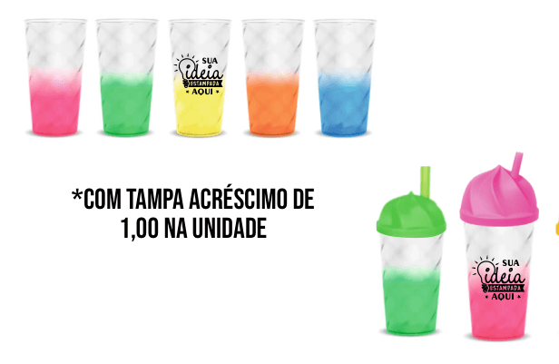 Copo Caldereta Degrade 500ml