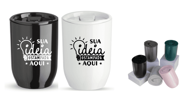 Copo Plástico Dupla Camada 350ml