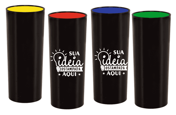 Copo Preto Acetinado 330ml